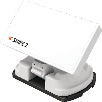 SNIPE 2 Snipe 2 automatische platte schotelantenne wit
